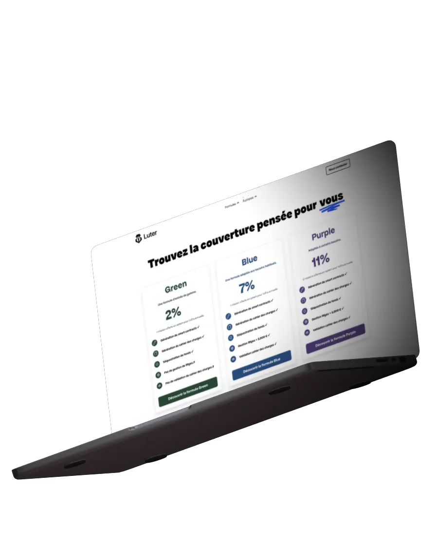 Luter Project Mockup